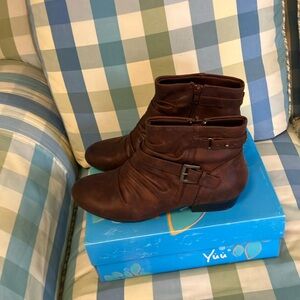 Ankle Booties with Buckles.